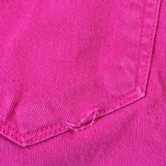 Paige Pink Cropped Ankle Jeans - Picture 3 of 4